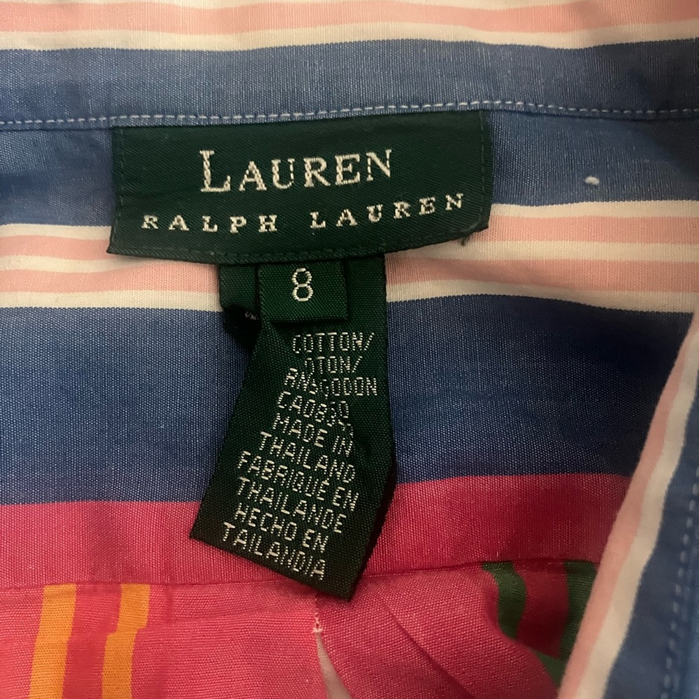 Ralph Lauren Summer Stripped Shirt - Picture 6 of 6